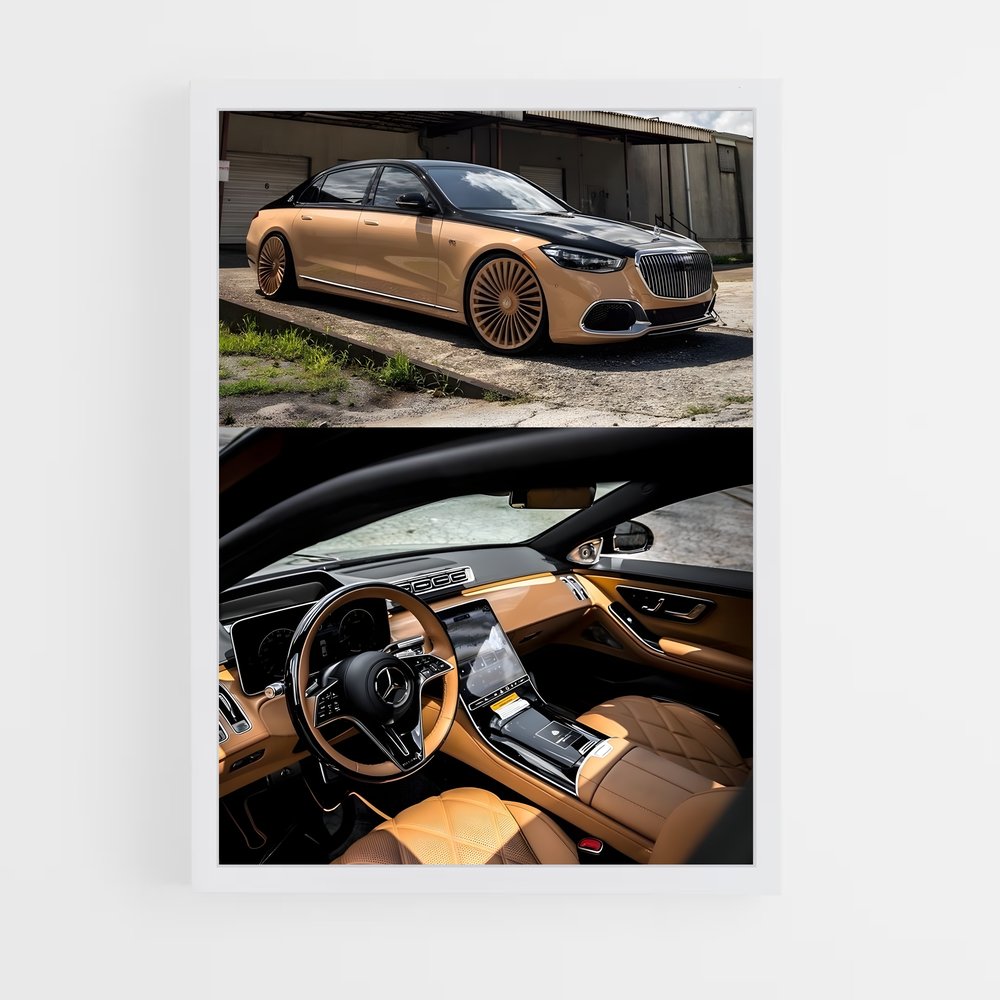 Poster Route Classique – affiche Maybach (vue 3)